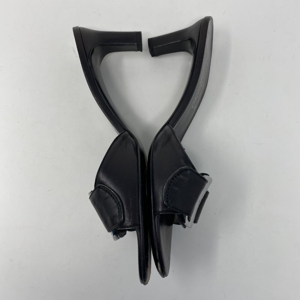 salvatore ferragamo slip on leather mules - Picture 3 of 8